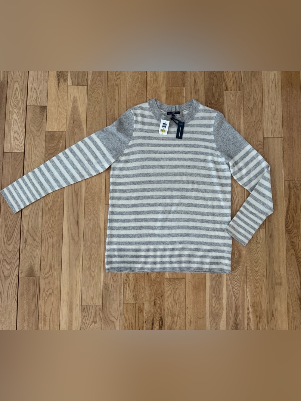 Gap Cashmere Stripe Sweater Large New